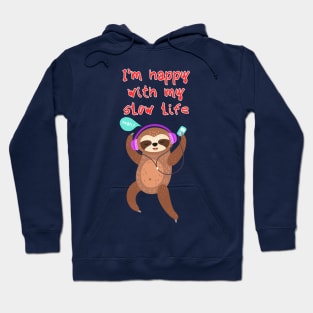 sloth dancing happily Hoodie